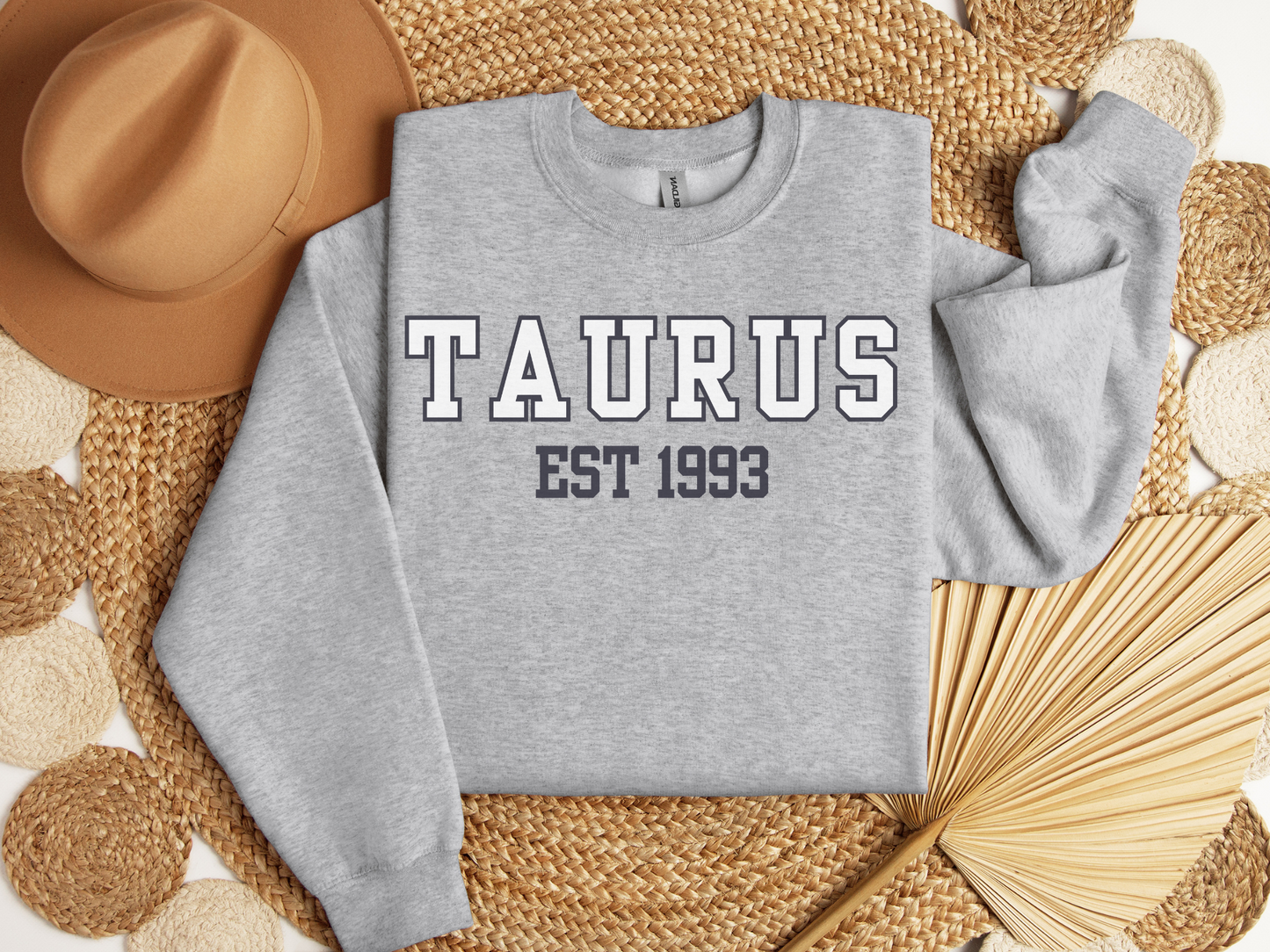 Personalized Taurus Birth Year Sweatshirt