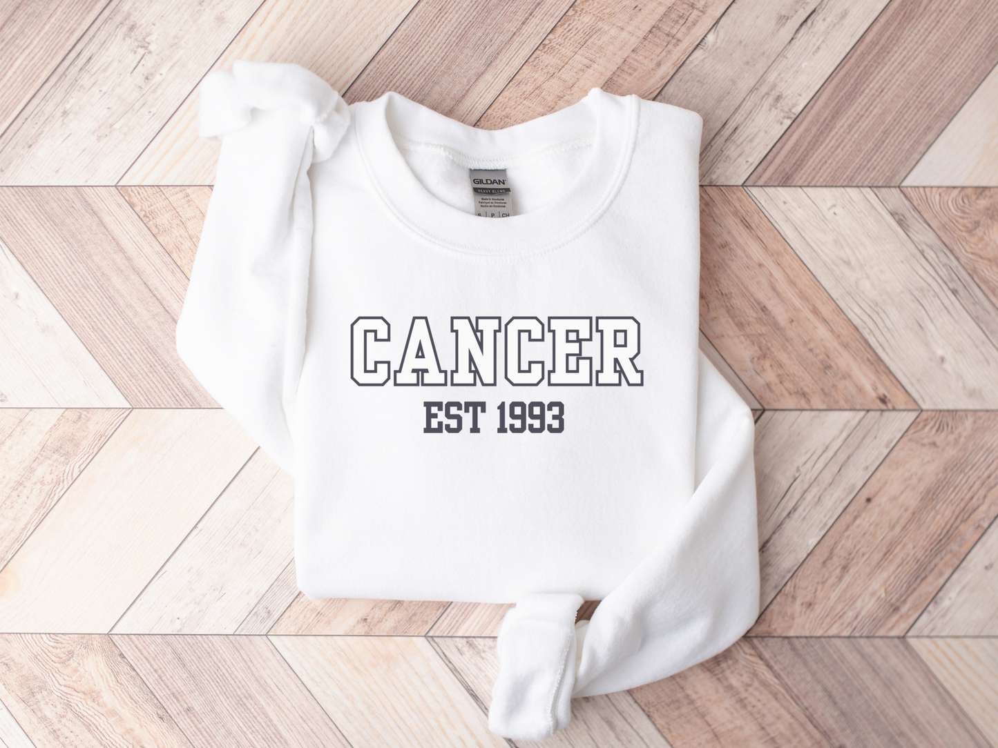 Personalized Cancer Birth Year Sweatshirt