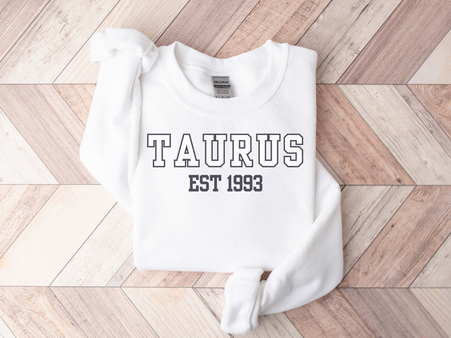 Personalized Taurus Birth Year Sweatshirt