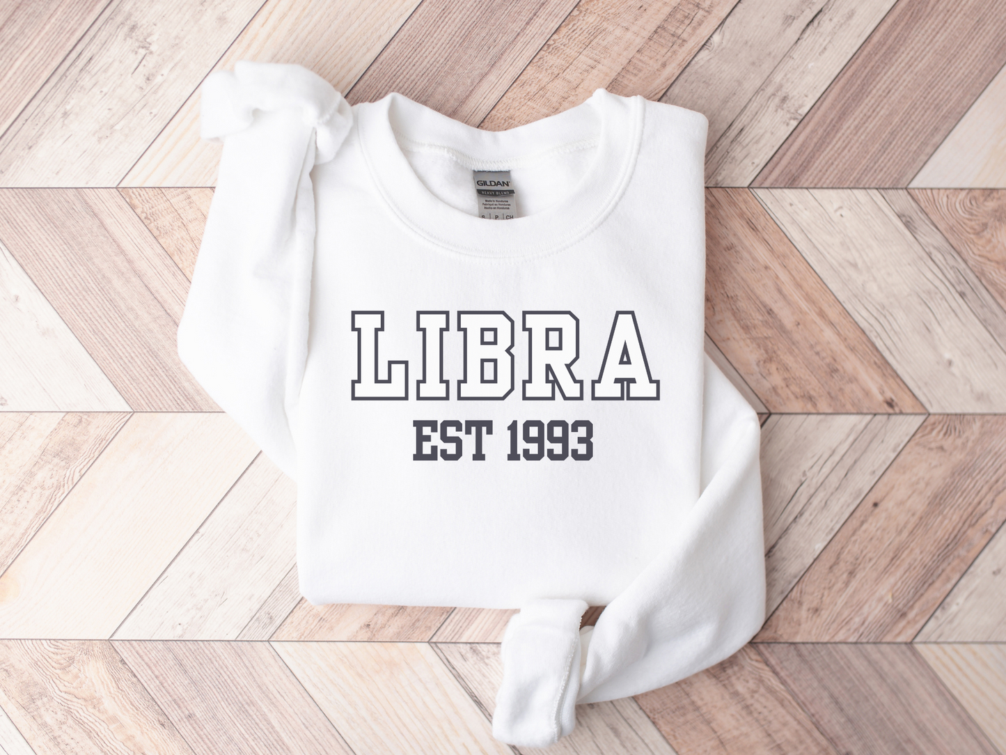 Personalized Libra Birth Year Sweatshirt