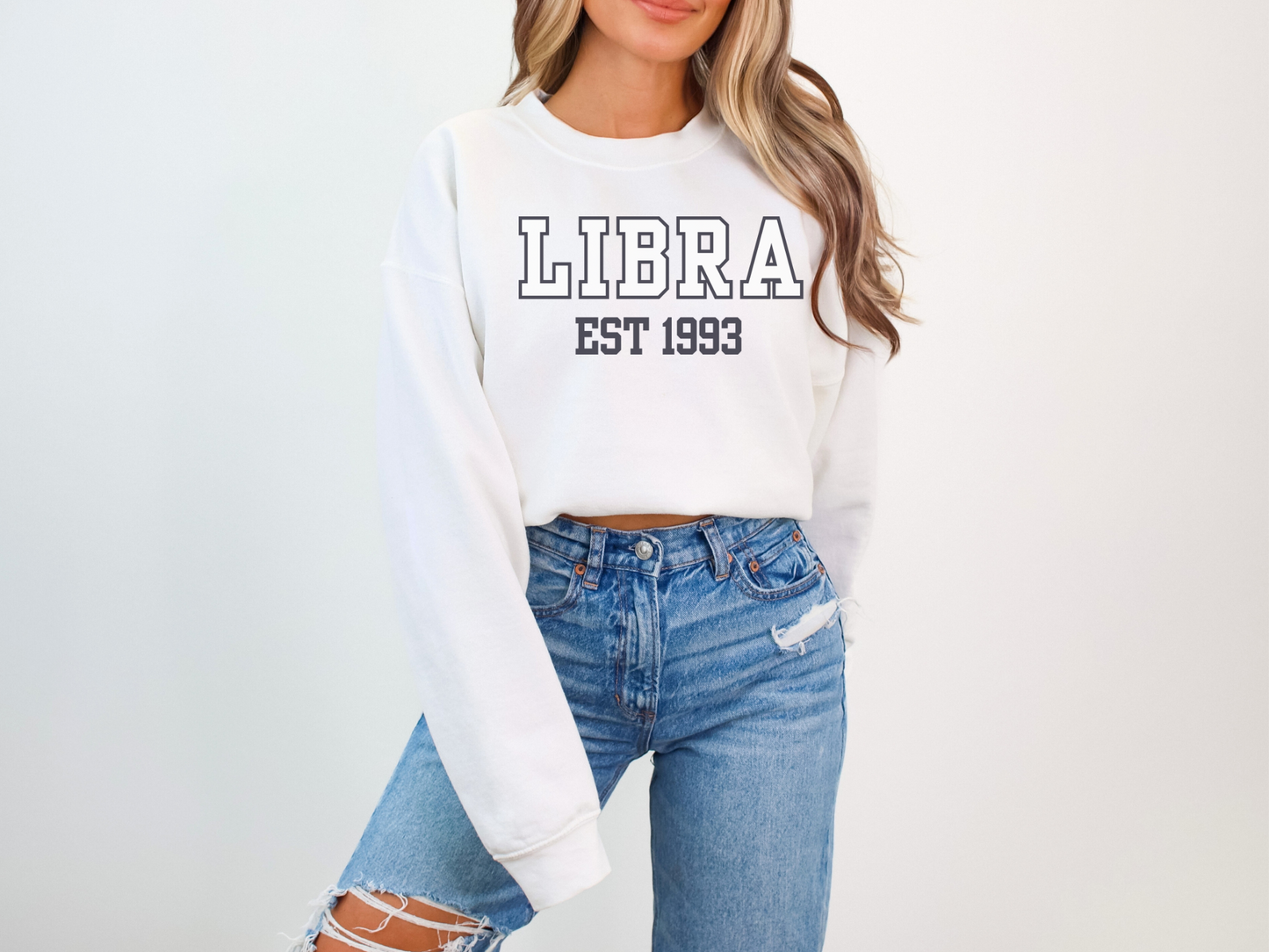 Personalized Libra Birth Year Sweatshirt