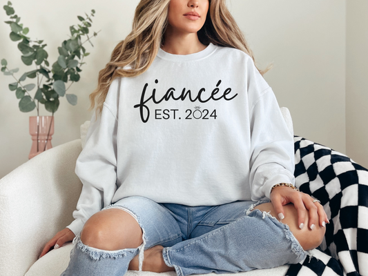 Personalized Fiancée Sweatshirt