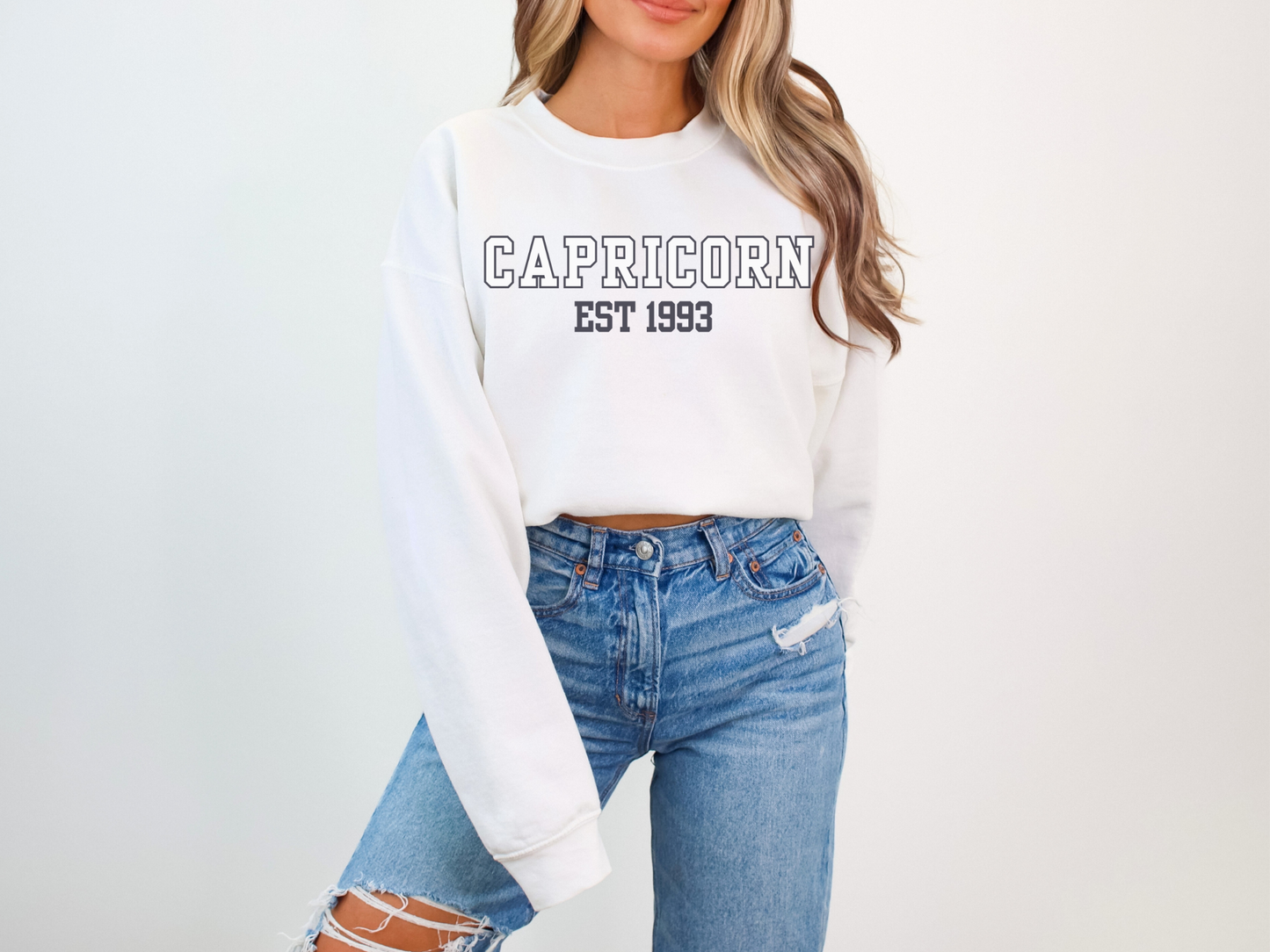 Personalized Capricorn Birth Year Sweatshirt