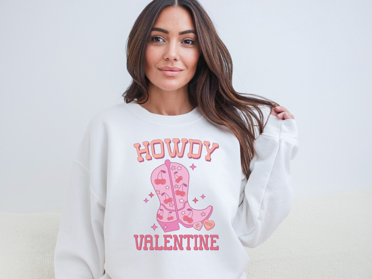 Valentine's Day Howdy Valentine Sweatshirt