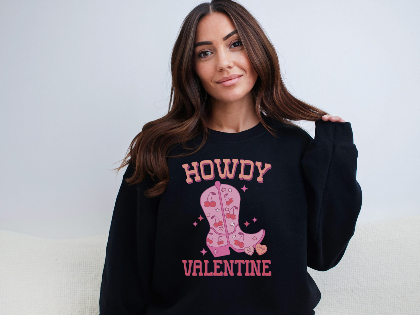 Valentine's Day Howdy Valentine Sweatshirt