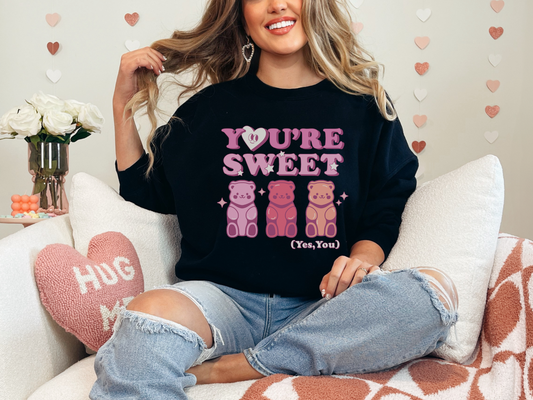 Valentine's Day You're Sweet Bears Sweatshirt