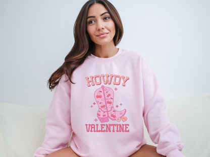 Valentine's Day Howdy Valentine Sweatshirt