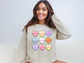 Valentine's Day Teacher Candy Hearts Sweatshirt