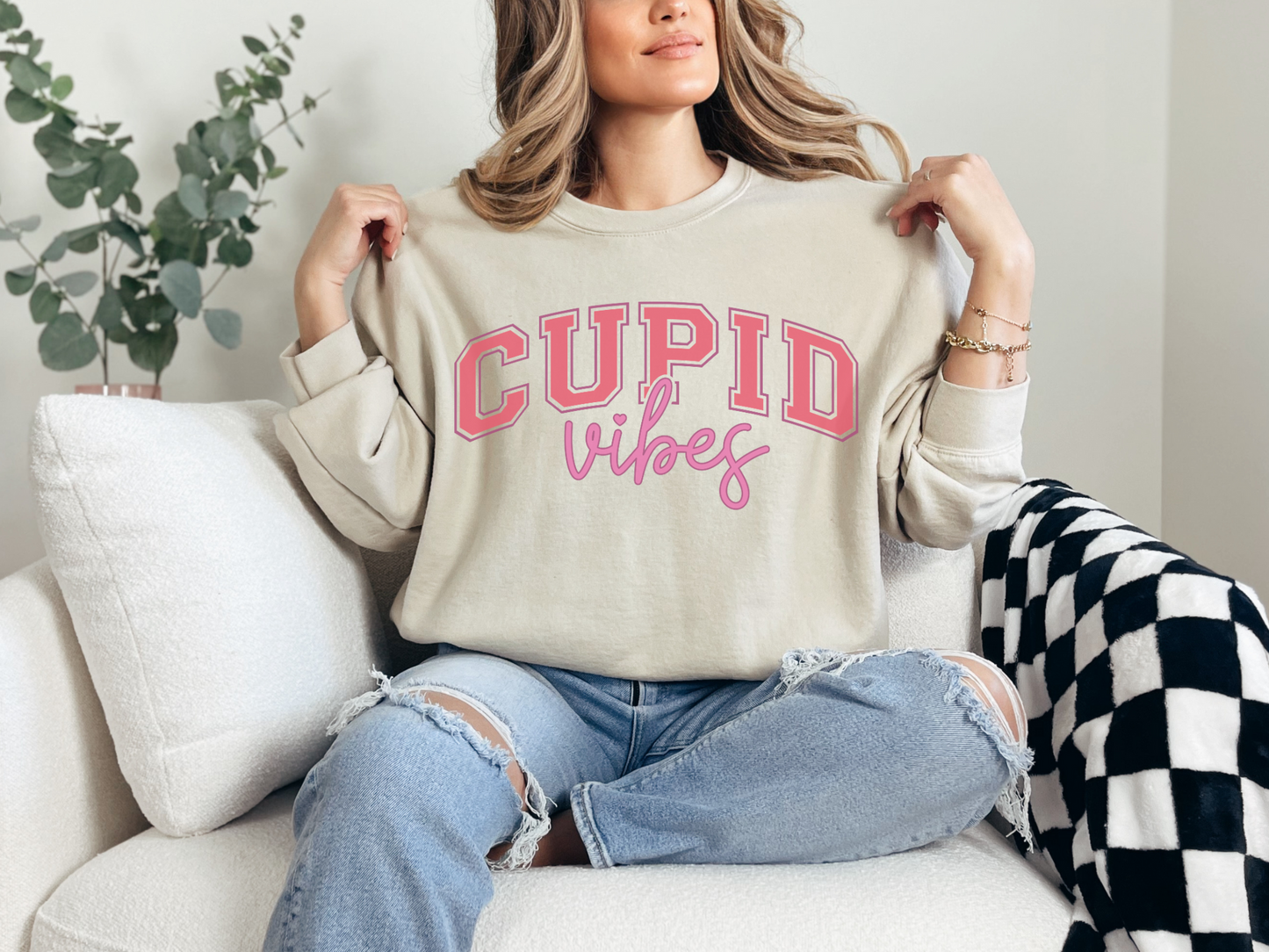 Valentine's Day Cupid Vibes Sweatshirt