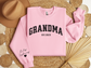 Personalized Grandma Sweatshirt Varsity Style