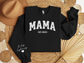 Personalized Mama Sweatshirt Varsity Style