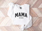 Personalized Mama Sweatshirt Varsity Style