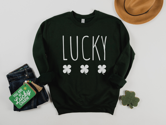 St. Patrick's Day Lucky Clover Sweatshirt